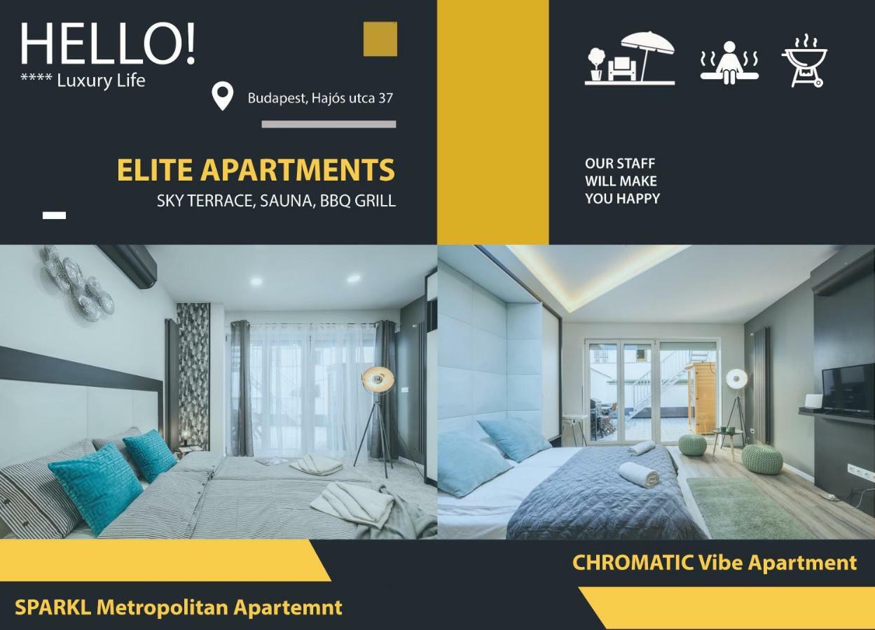Bpr Elite Apartments - Sky Terrace Budapest Exterior photo